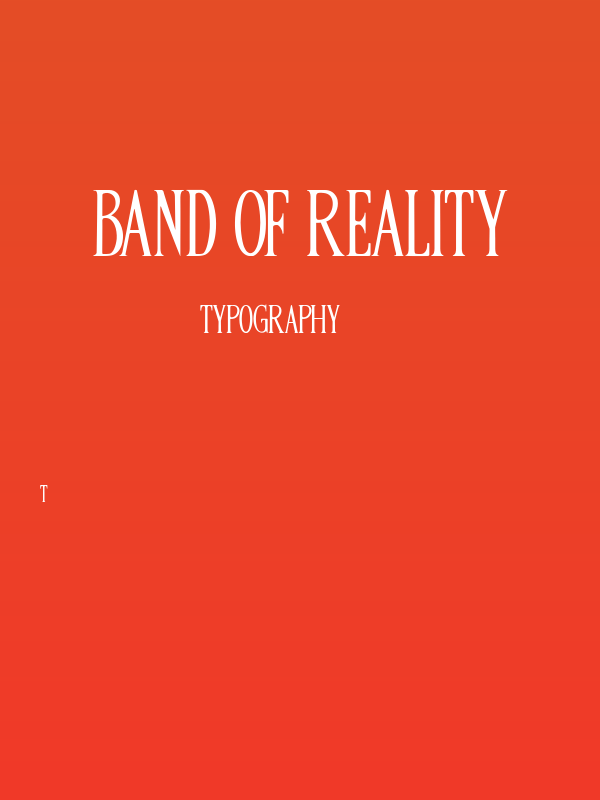 BAND OF REALITY Poster