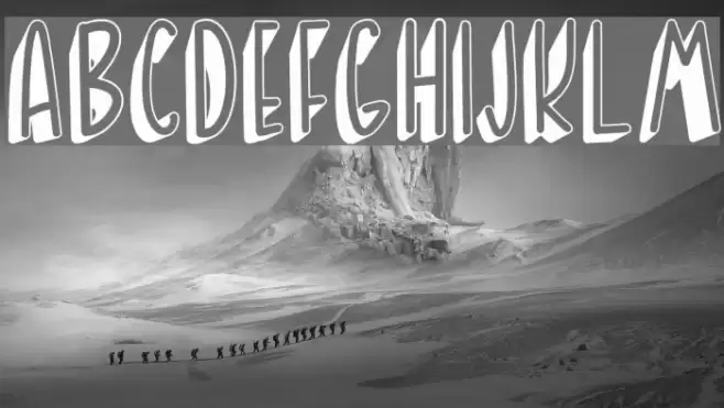 BANDA NEIRA Font examples