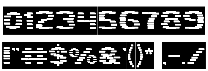 BANDIT-Inverse Font OTHER CHARS