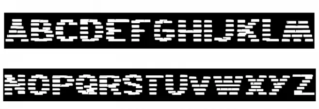 BANDIT-Inverse Schriftart Groß