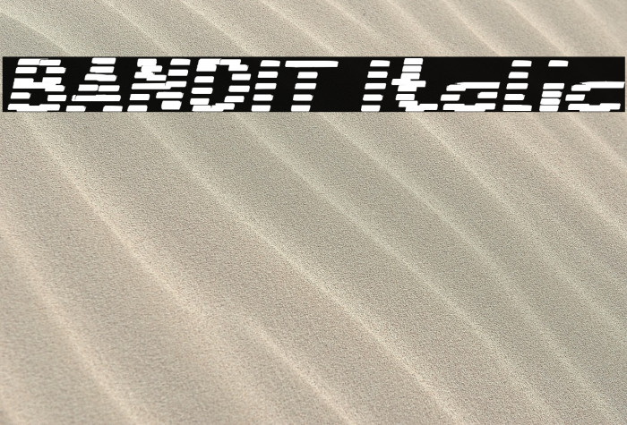 BANDIT Italic Example 1