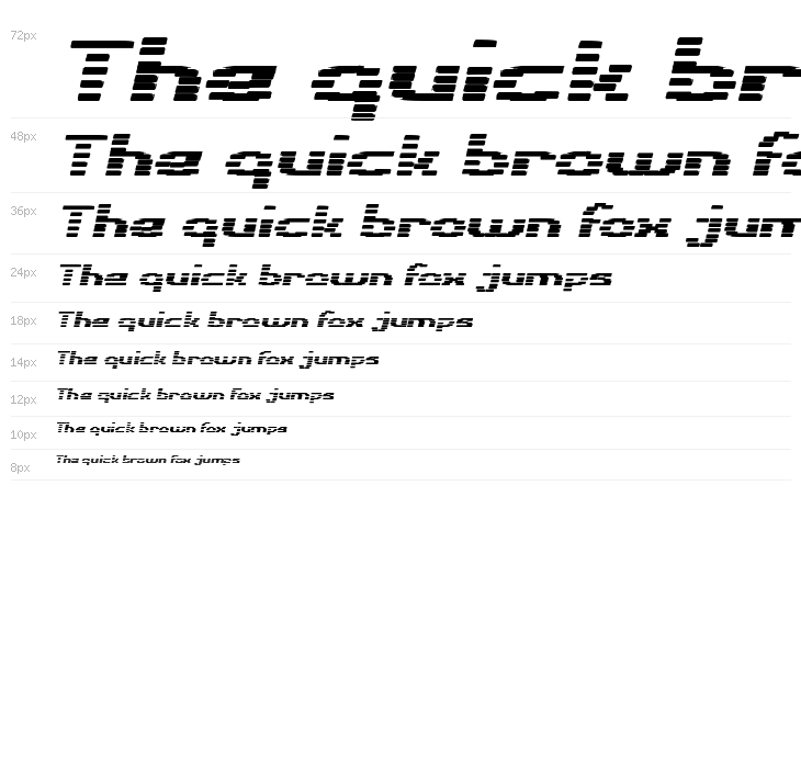 BANDIT Italic Waterfall