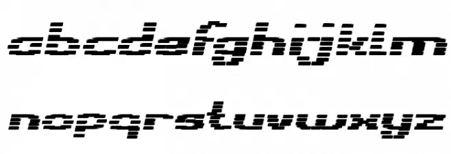 BANDIT Italic Fuentes MINÚSCULAS