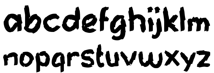 BANGKITKAN BANGSA Font LOWERCASE