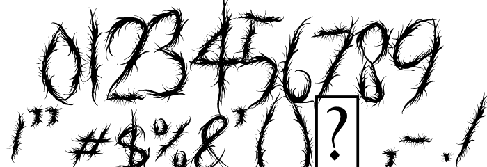 BANKZATH Font OTHER CHARS