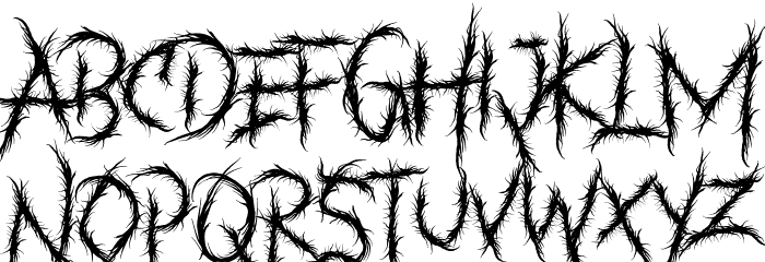 BANKZATH Font LOWERCASE