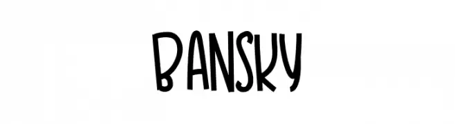 BANSKY  تنزيل الخطوط
