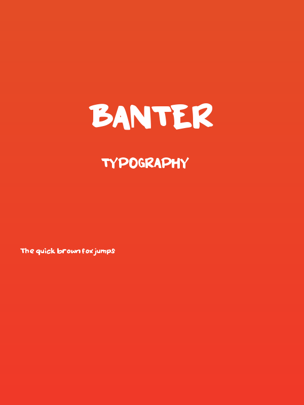 BANTER Poster