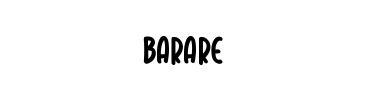 BARARE  baixar fontes gratis