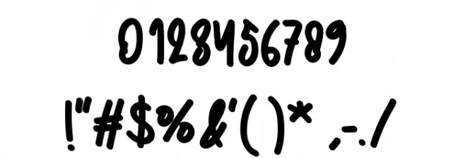 BARARE Шрифта ДРУГИЕ символов