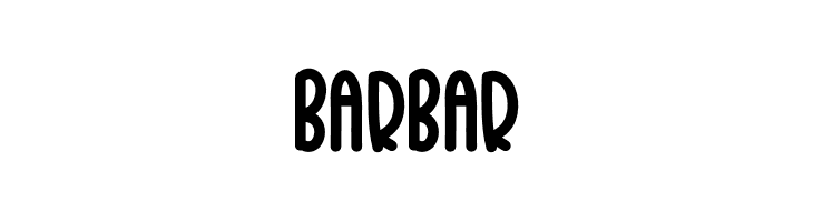BARBAR  नि: शुल्क फ़ॉन्ट्स डाउनलोड