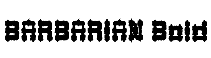 BARBARIAN Bold  لخطوط تنزيل