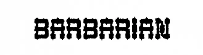 BARBARIAN  لخطوط تنزيل