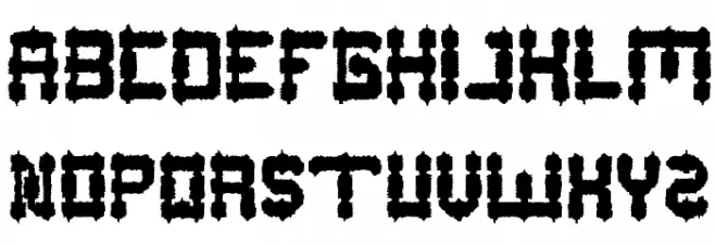 BARBARIAN Font UPPERCASE