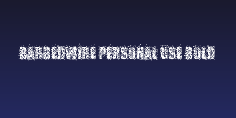 BARBEDWIRE PERSONAL USE Bold Social Header