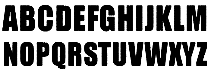BARBEDWIRE PERSONAL USE Bold Font LOWERCASE