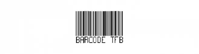 BARCODE TFB  Fuentes Gratis Descargar