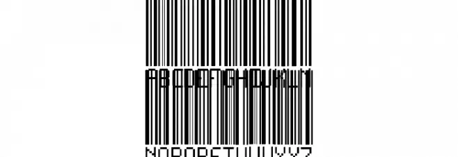 BARCODE TFB Schriftart Groß