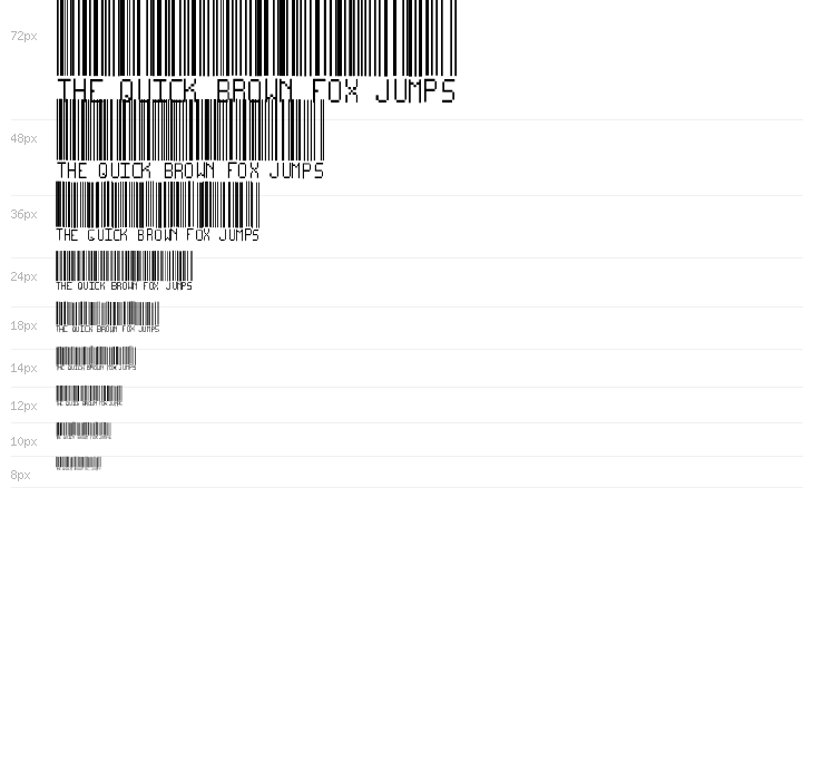 BARCODE TFB Waterfall