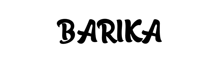 BARIKA  Frei Schriftart Herunterladen