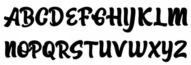 BARIKA Schriftart Groß