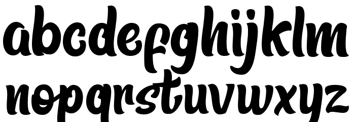 BARIKA Font LOWERCASE