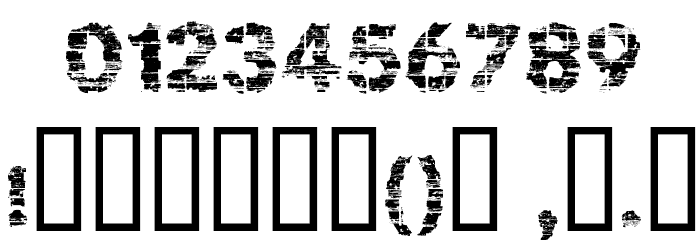 BARK Font OTHER CHARS