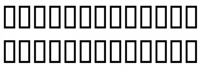 BARK फ़ॉन्ट लोअरकेस