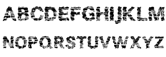 BARK Font LOWERCASE