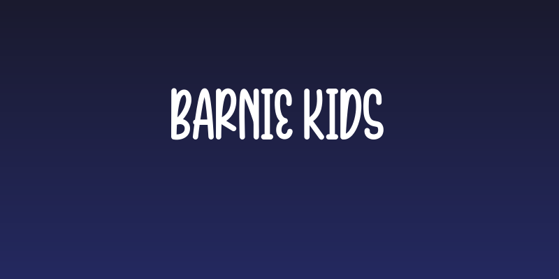 BARNIE KIDS Social Header