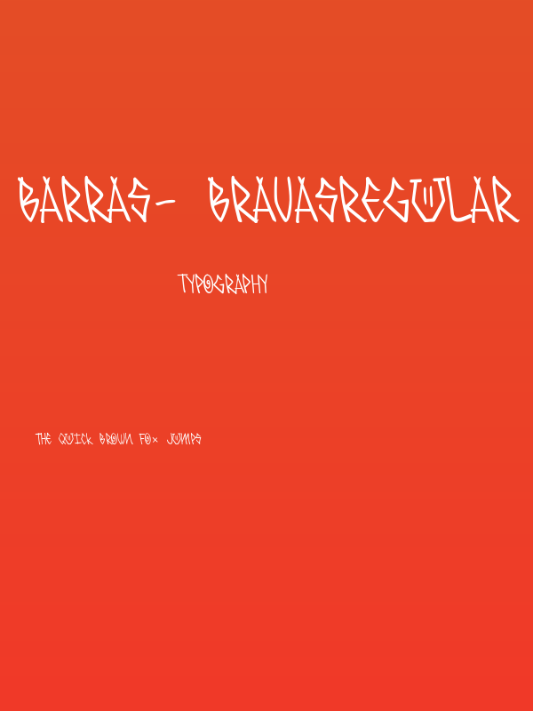 BARRAS- BRAVASRegular Poster