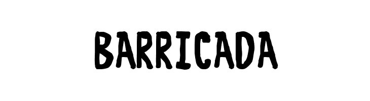 BARRICADA Font