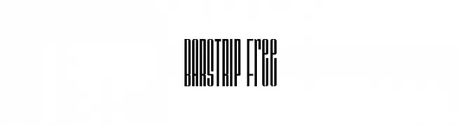 BARSTRIP Free  免费字体下载