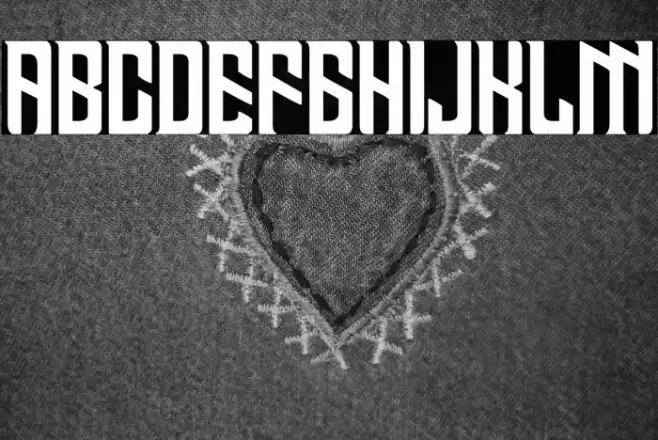 BASTERU Font examples