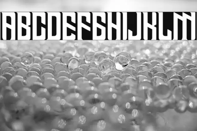 BASTERU Font examples