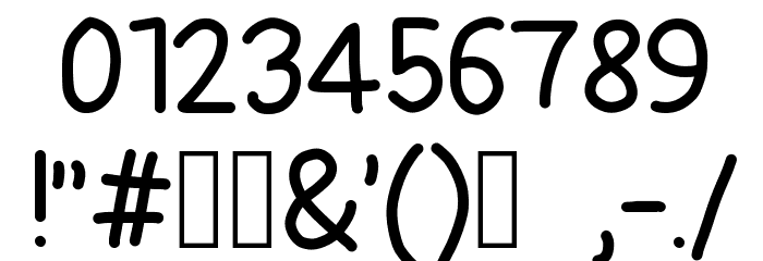 BASTILLE Font OTHER CHARS