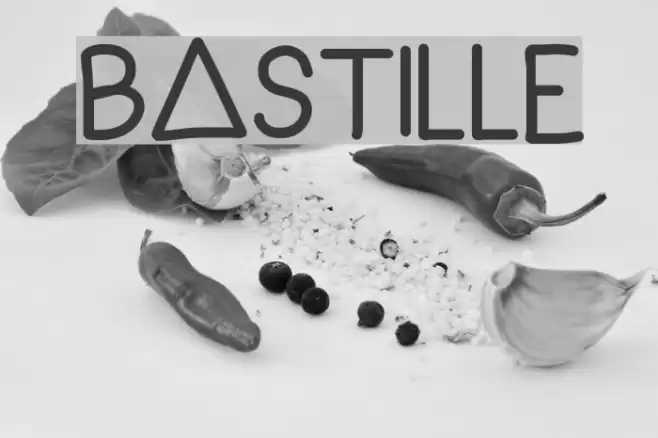 BASTILLE Font examples