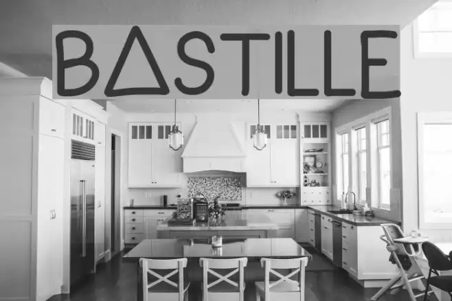 BASTILLE Font examples