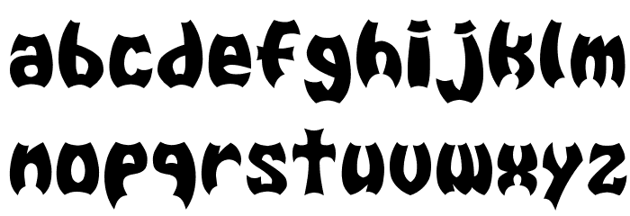 BAT MEN__G Font LOWERCASE