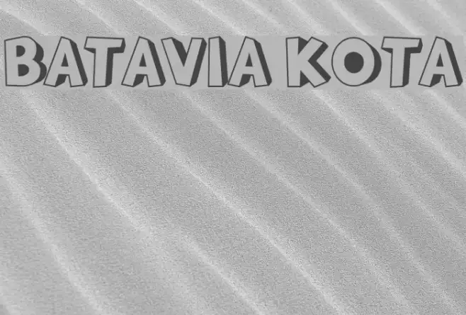BATAVIA KOTA Example 3