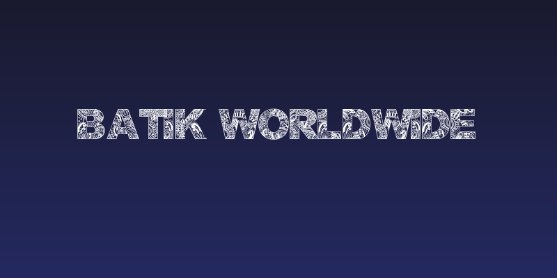 BATIK WORLDWIDE Social Header