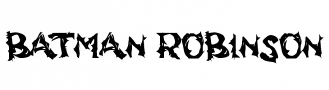 BATMAN ROBINSON  Fuentes Gratis Descargar