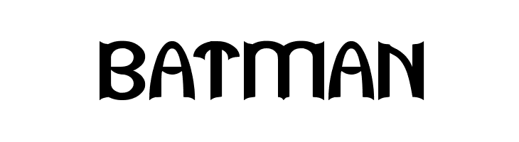 BATMAN Font 