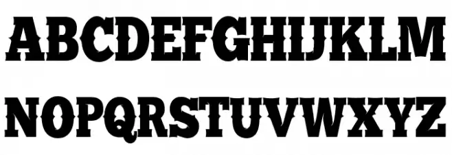 BATTLE ROAD DEMO Font UPPERCASE