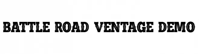 BATTLE ROAD VENTAGE DEMO  Скачать бесплатные шрифты