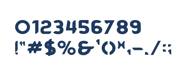 BATTLEROYALEFONT-Bold Other Characters