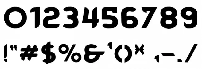 BATTLEROYALEFONT-Bold Font OTHER CHARS