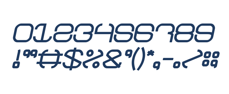 BAVARIA Bold Italic Other Characters