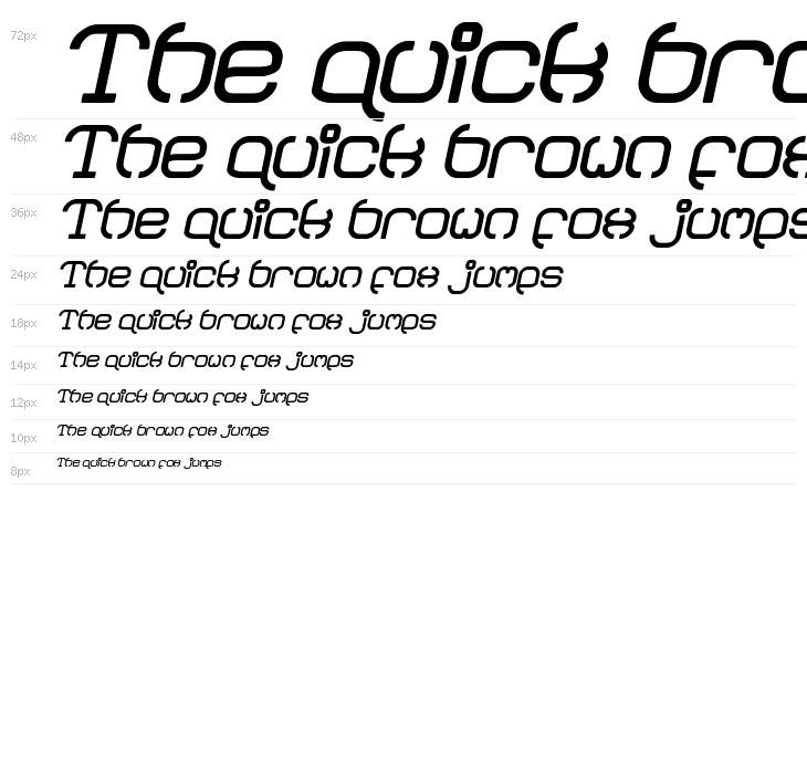 BAVARIA Bold Italic Waterfall