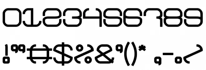 BAVARIA Bold Font OTHER CHARS